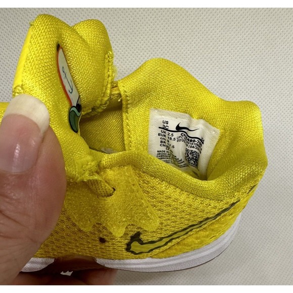 SpongeBob Edition Kyrie 5 SBSP BT Shoes Sneakers CN4490-700 Size Kid’s 3c NEW! - Picture 6 of 10